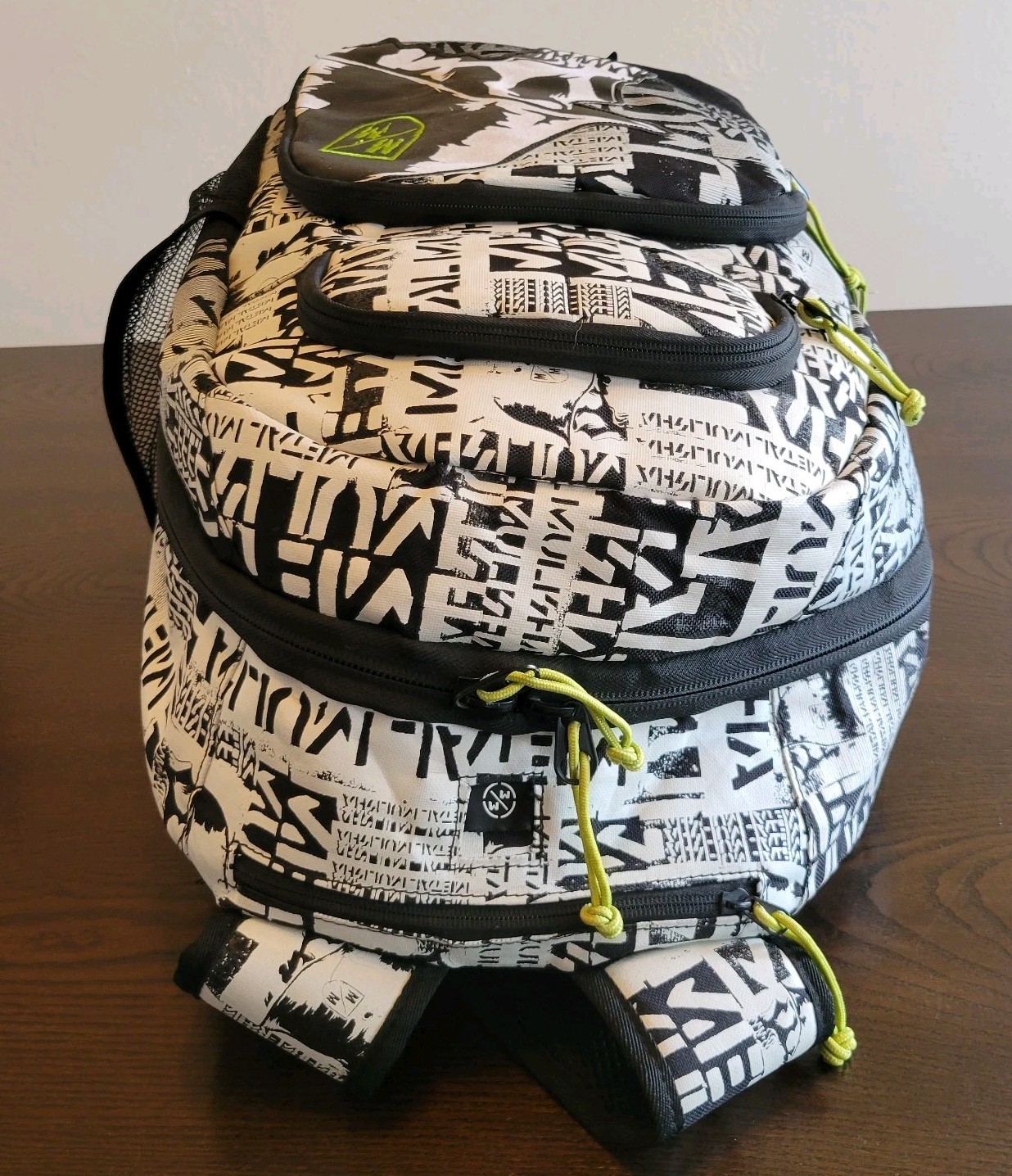 Rare Y2K Metal Mulisha Black Backpack Skate Skull Laptop School BMX