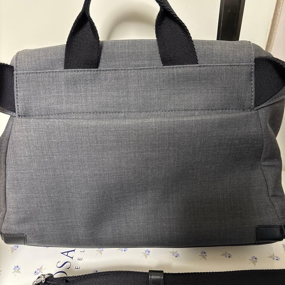 Givenchy Authentic Backpack Shoulder Bag Waist Messenger Bag Gray Logo Zipper