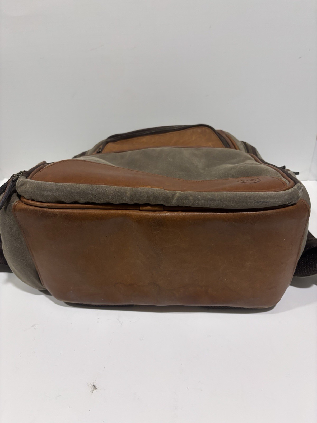 Allen Edmonds Canvas and Leather Backpack