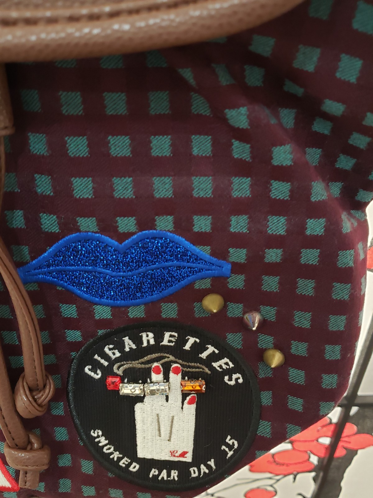 FLAPPER Ladies Wappen Backpack (28 x 25 x 24 cm | 11″ x 9.8″ x 9.4″) USA SELLER