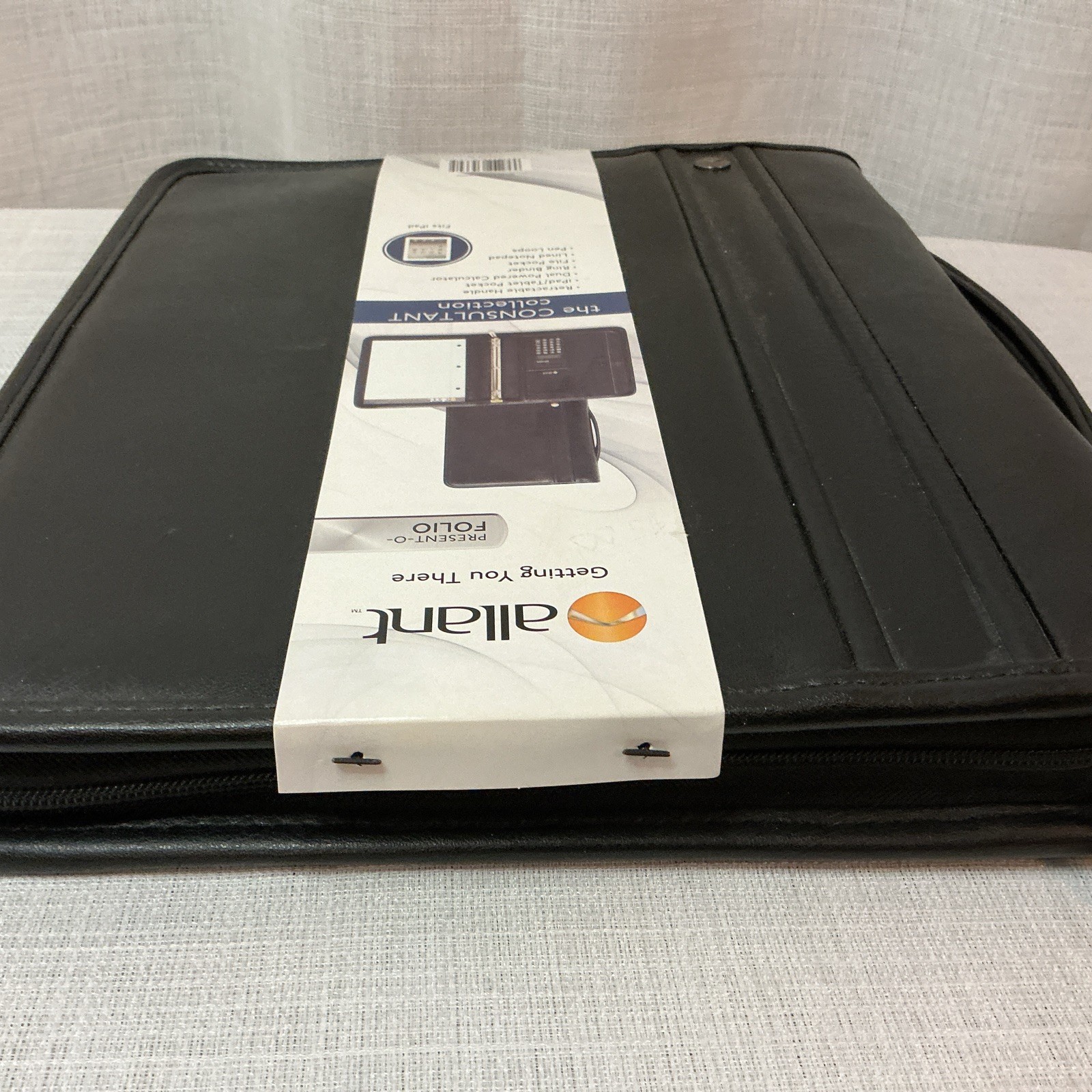 Allant Black Leather Briefcase 11.5 X 13