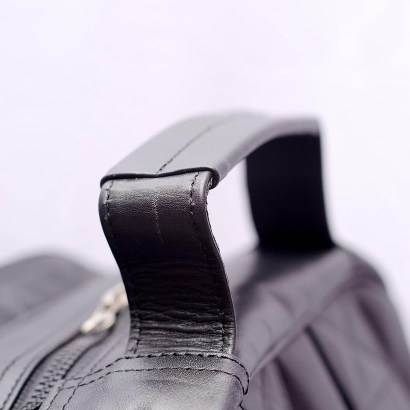 Leather Laptop Waterproof Backpack, Daypack, Travel Rucksack, School Bag Male