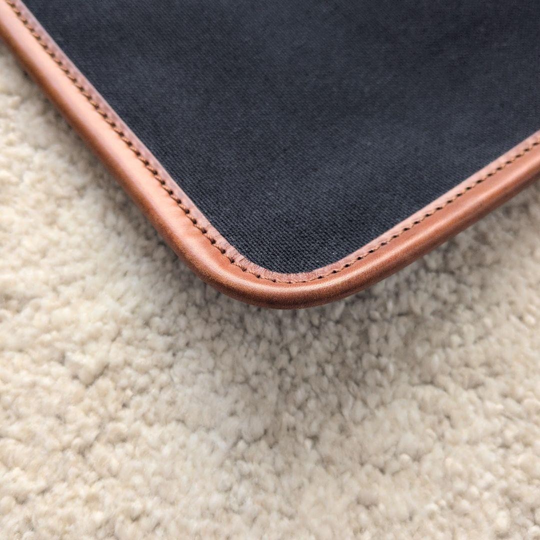 Felisi Leather & Canvas Clutch Bag Black Men’s Size 30cm x 25cm Excellent