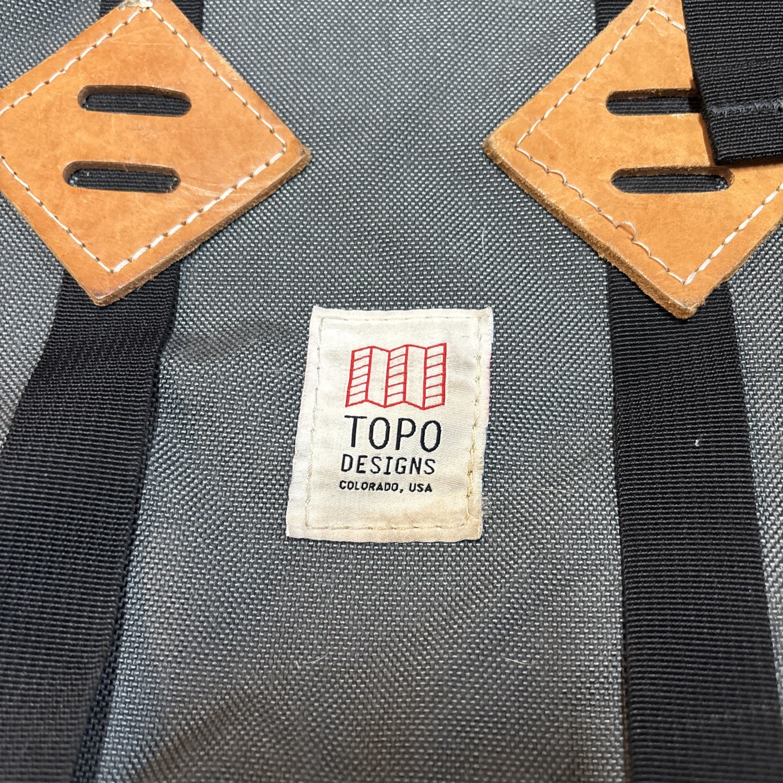 Topo Designs Klettersack Men’s Gray Cordura Fabric Hiking Backpack