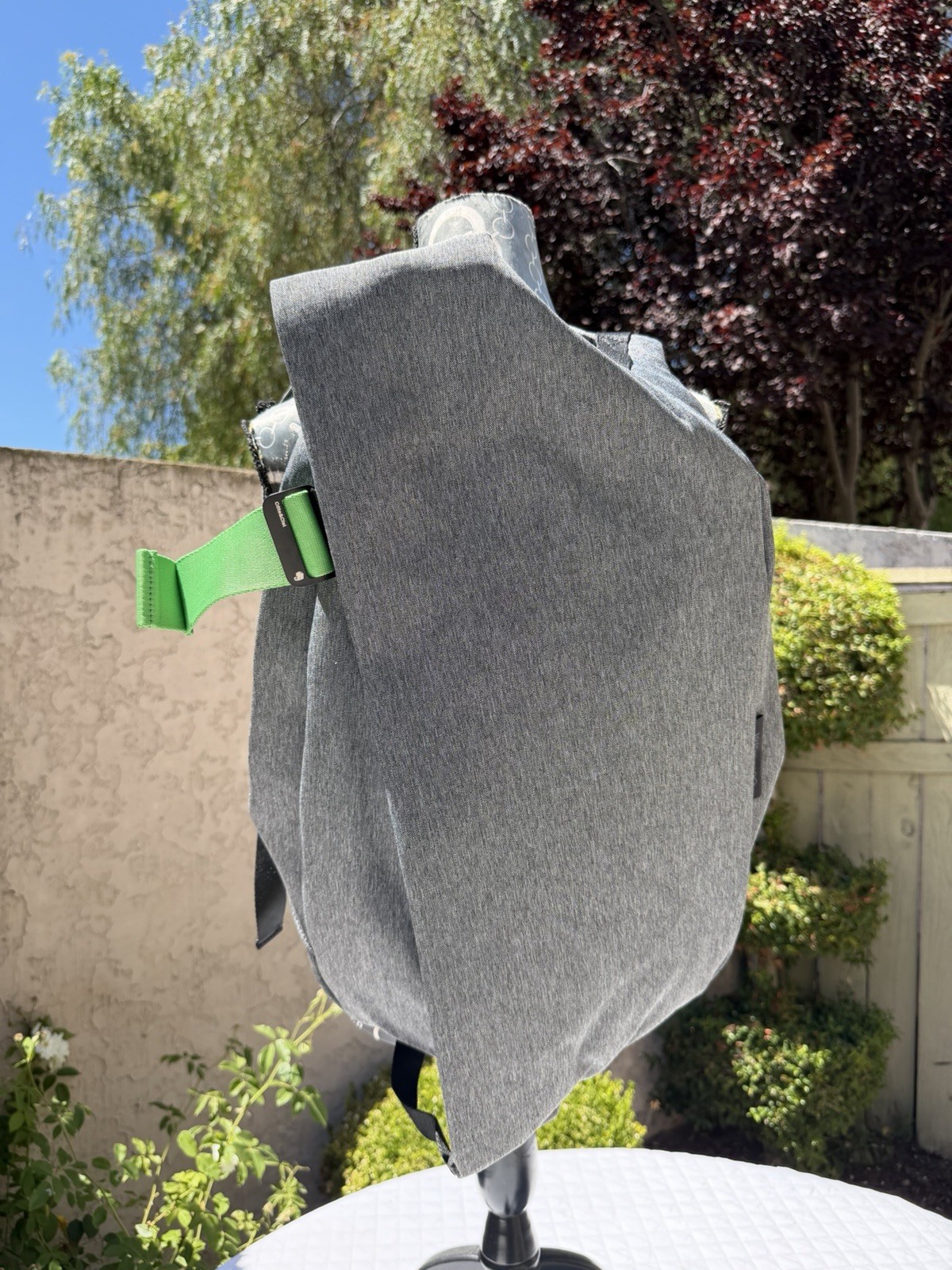 Cote & Ciel Isar Rucksack Evernote Limited Edition Grey Green Backpack Sz Medium