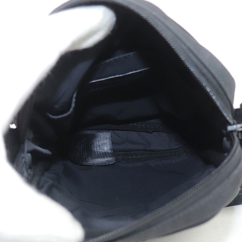 BALENCIAGA Army Messenger Bag Black Nylon Canvas Crossbody Shoulder Bag