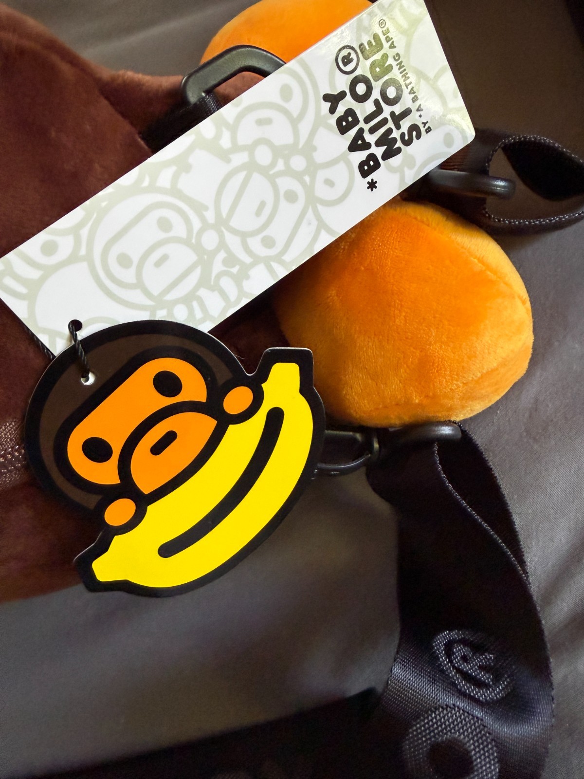 A Bathing Ape BAPE Baby Milo Medium Plush Backpack NEW IN BAG w/tags