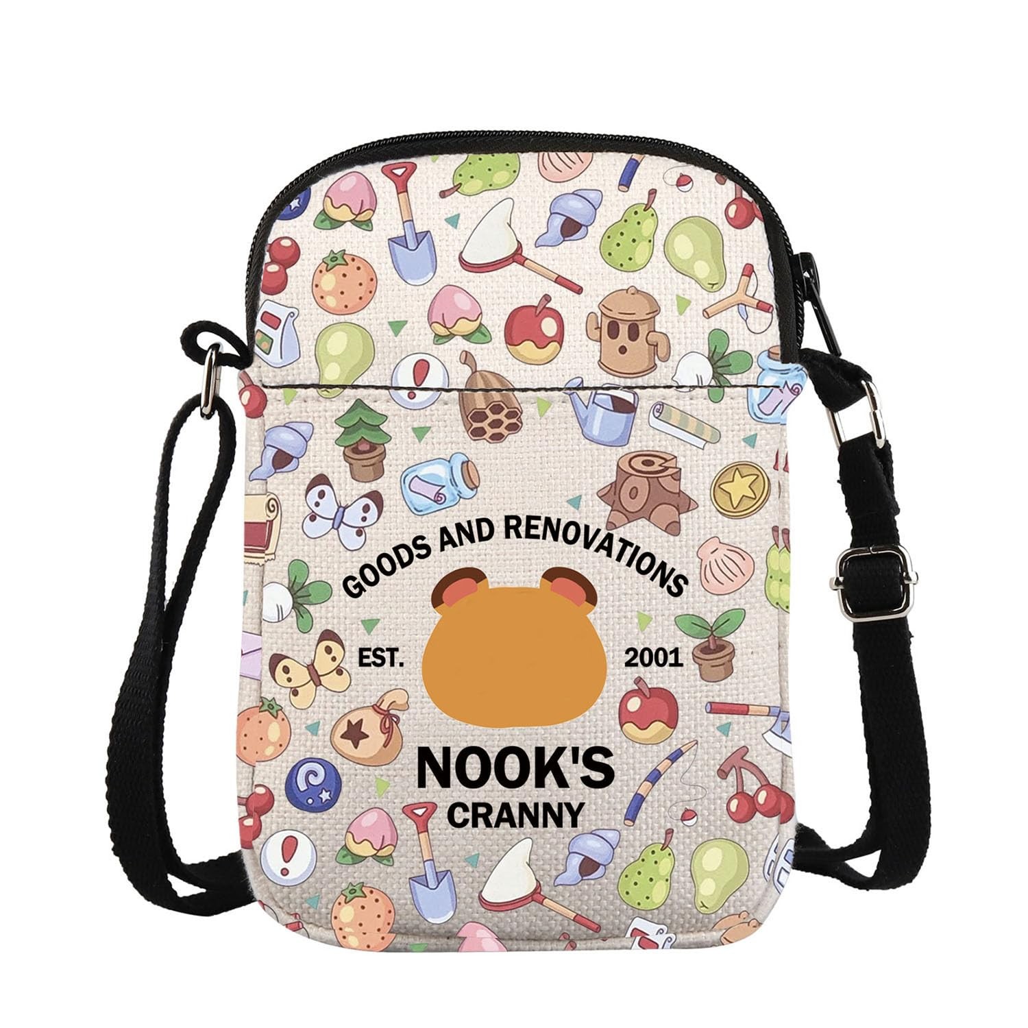 Cranny Crossbody Purse Bag ACNH Inspired Messenger Gamer Gift (CrannyCross)