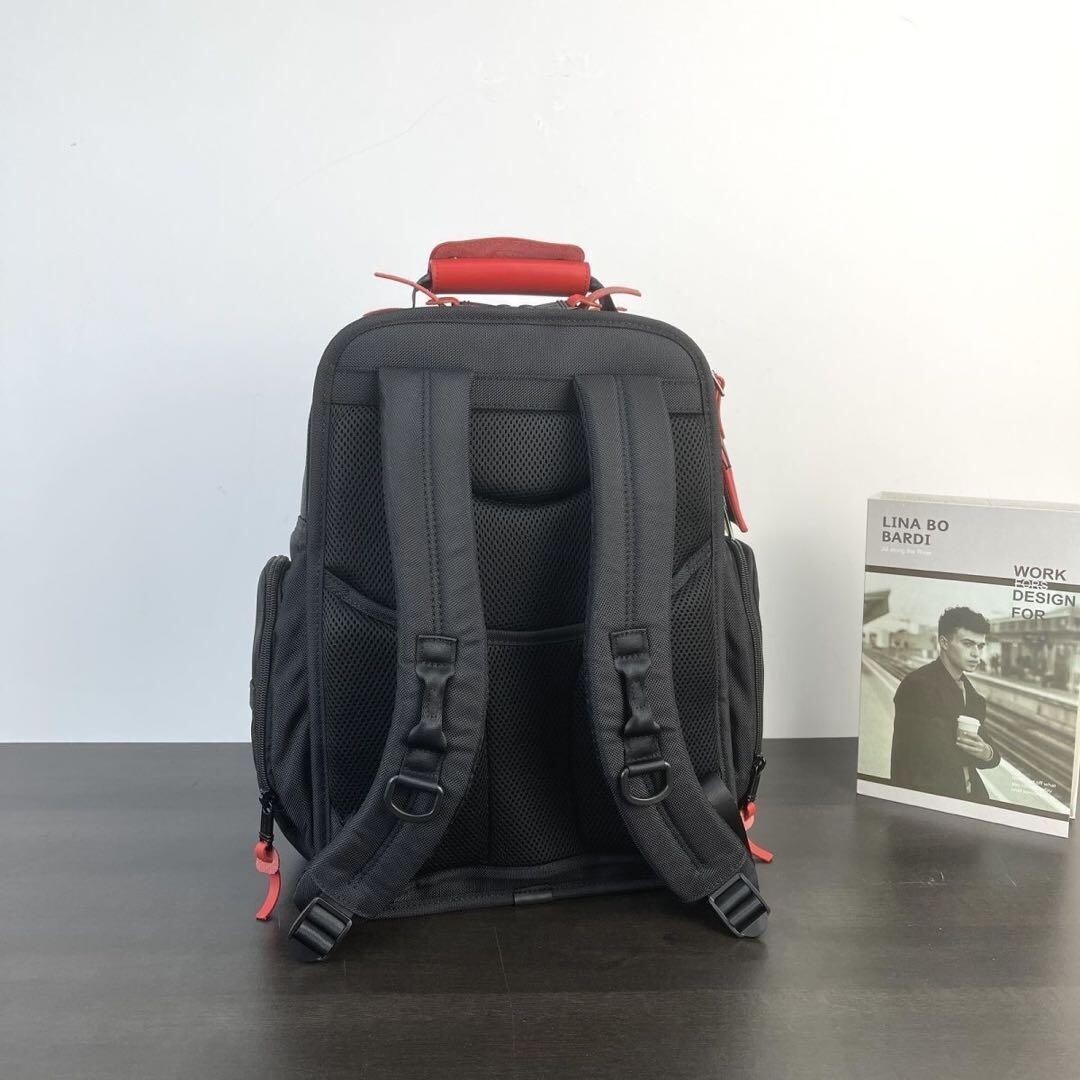 TUMI ALPHA3 Brief Pack 2603578 Red Black Men’s Backpack Nylon Leather outlet New