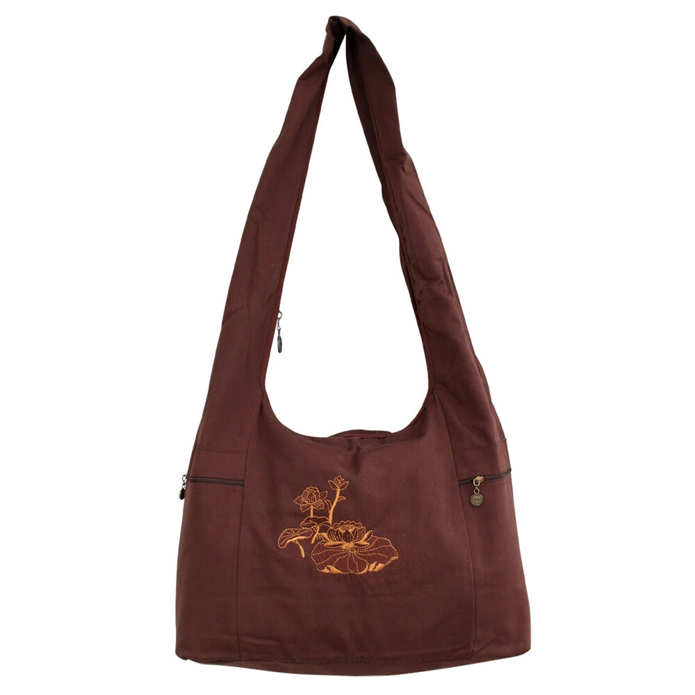 1pcs Buddhist Supplies Monk Pack Shoulder Bag Packages Cotton Canvas Buddha Bags