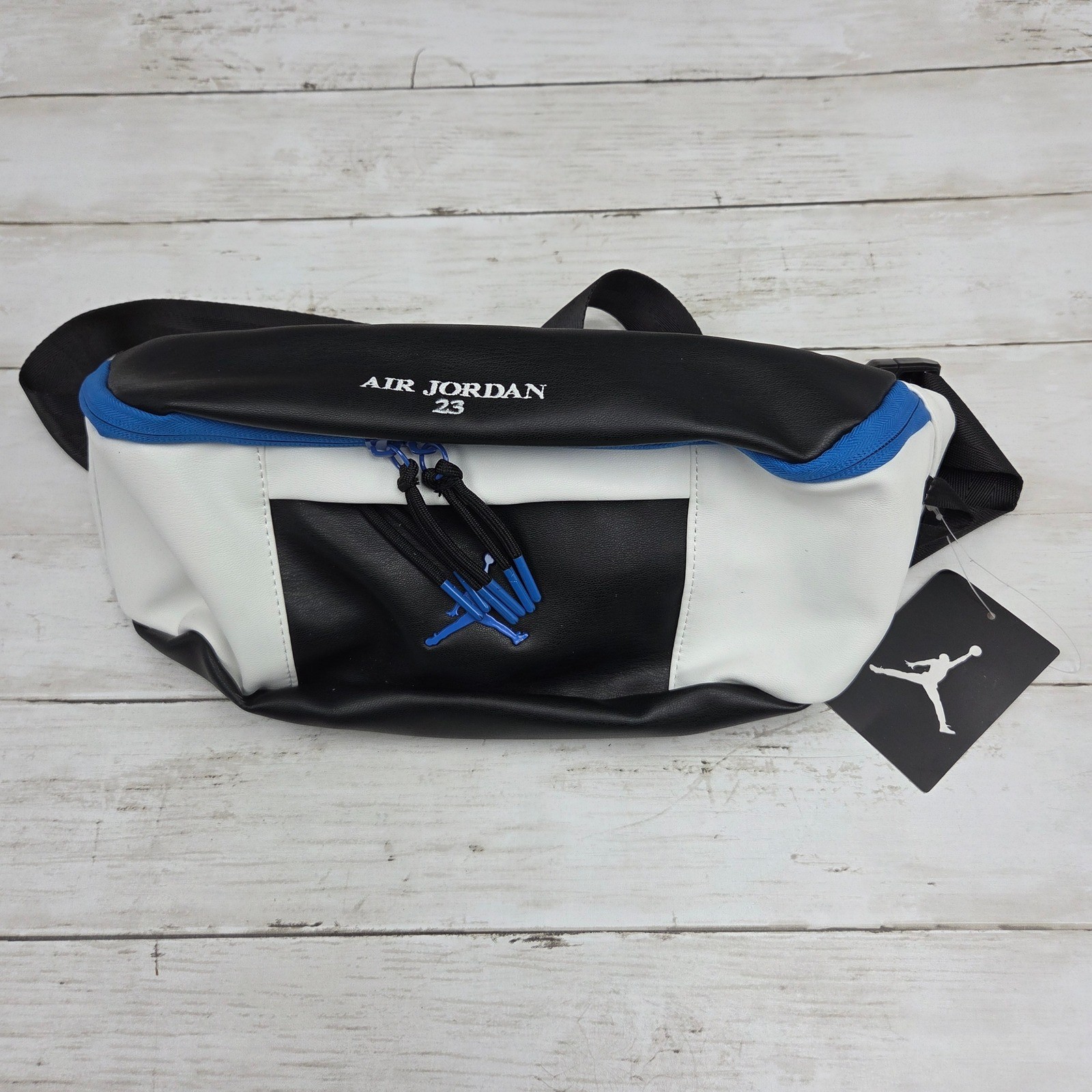 Jordan Jumpman Waist Pack Black White Royal Blue 9A0188-459 Bag
