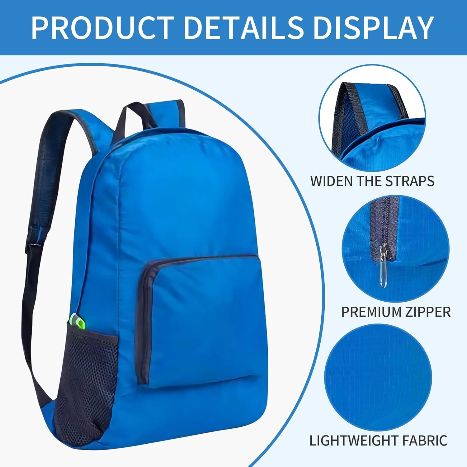 50 Pack Lightweight Foldable Backpacks – Perfect for Travel & Events