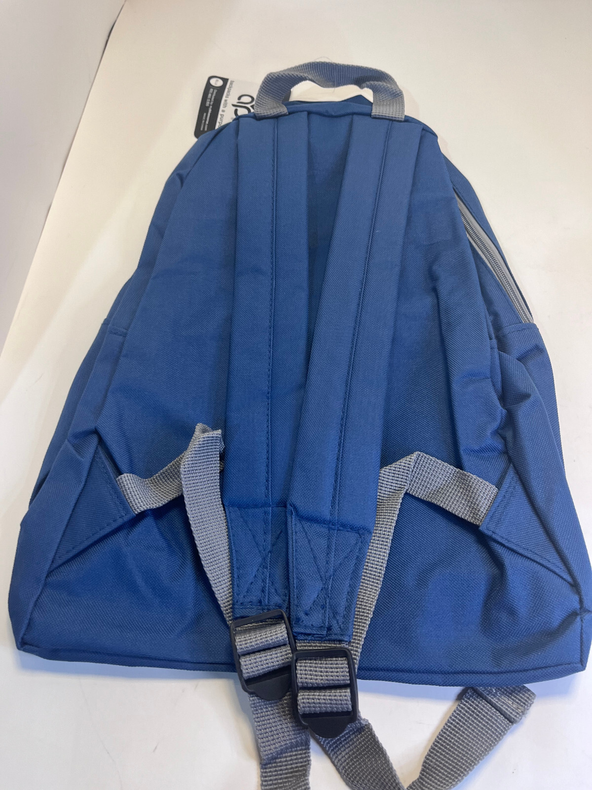 New with Tags B-WAP BWAP Backpack For Student or Hiking 16” BLUE/GREY TRIM