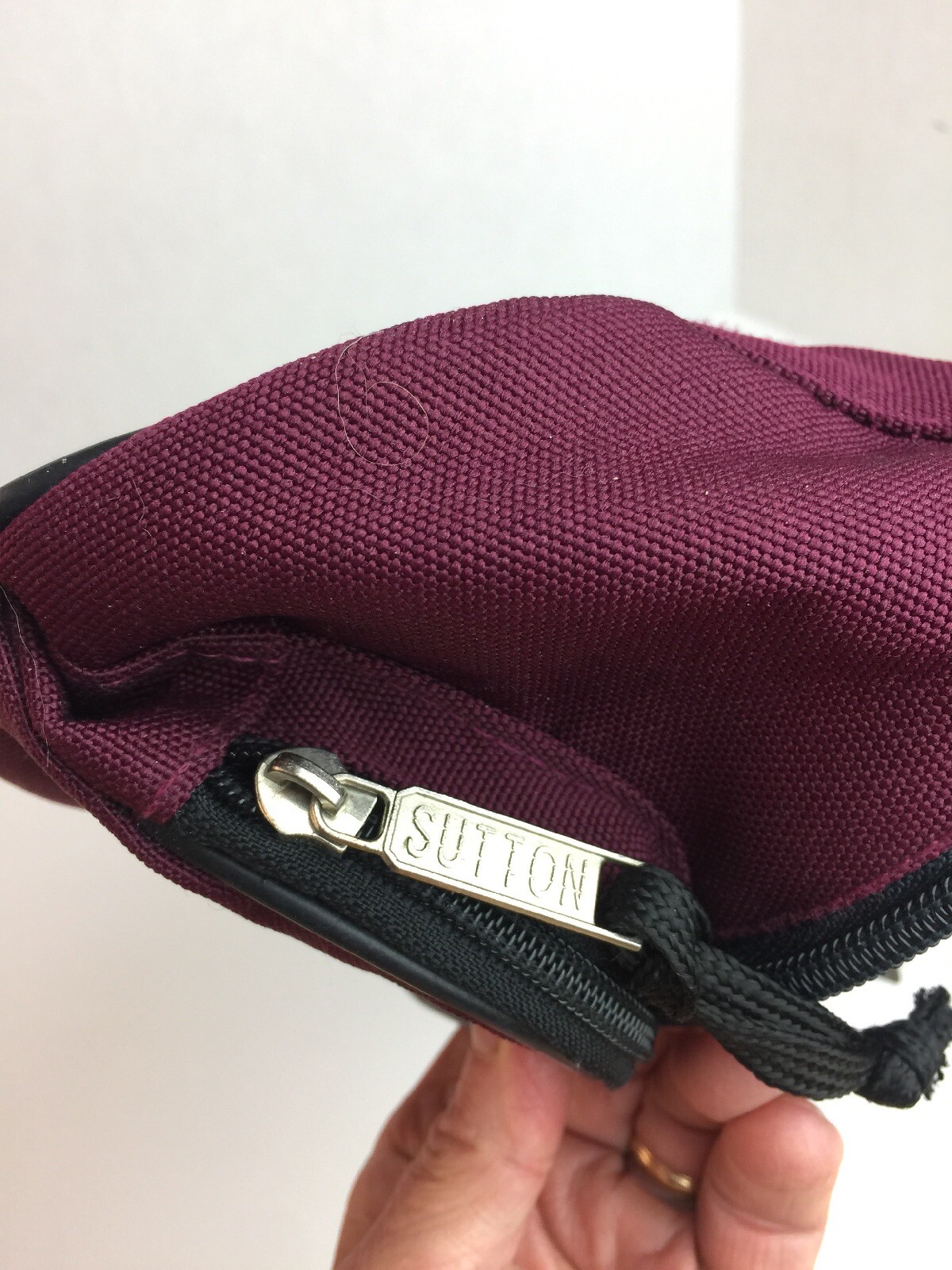 Trailmaker Vintage Fanny Pack Side Hip Bag Red Nylon 3 Pockets