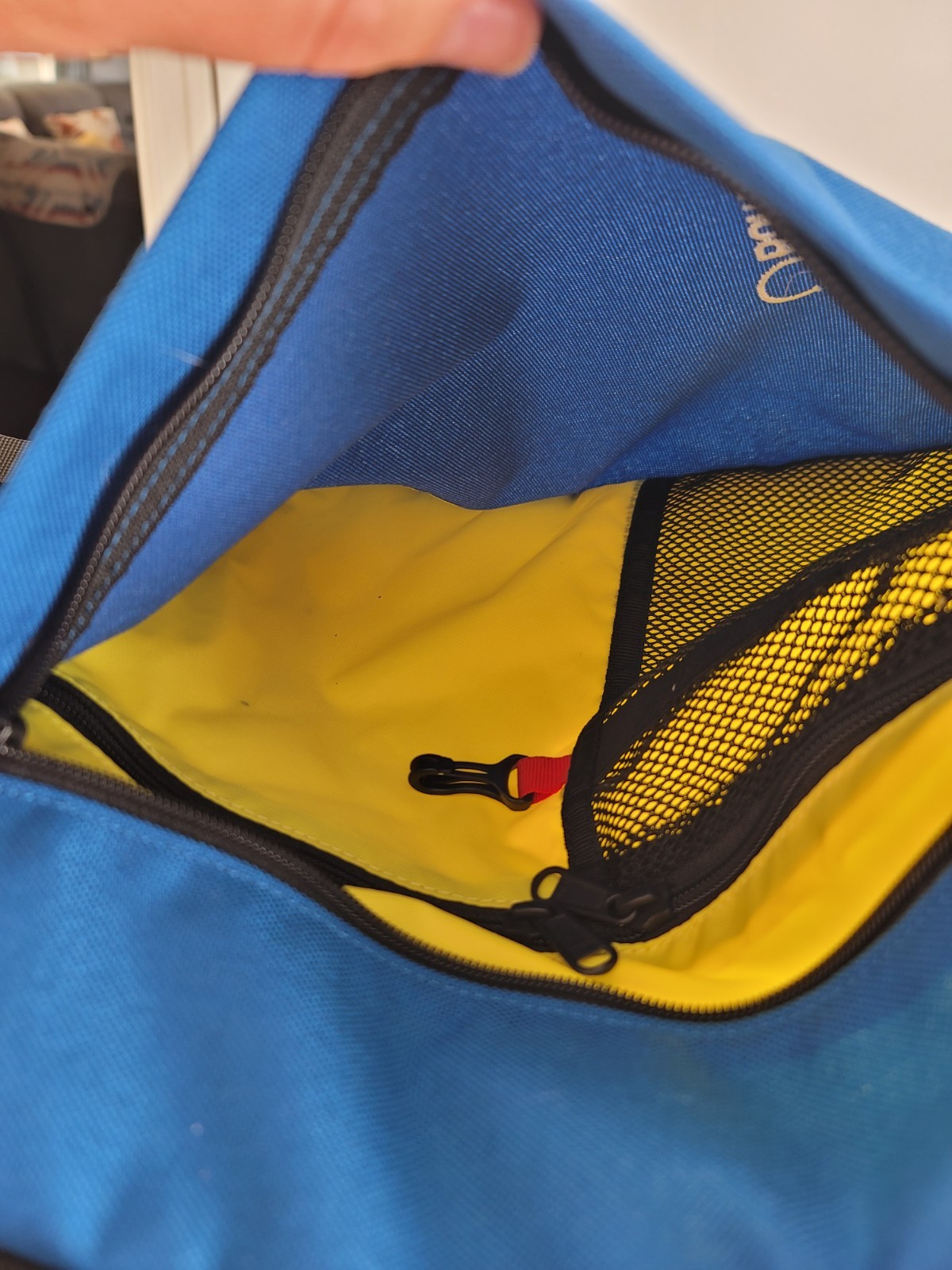 Topo Designs Core Pack Blue Black Large Laptop Bag Hiking Commute Travel 25L
