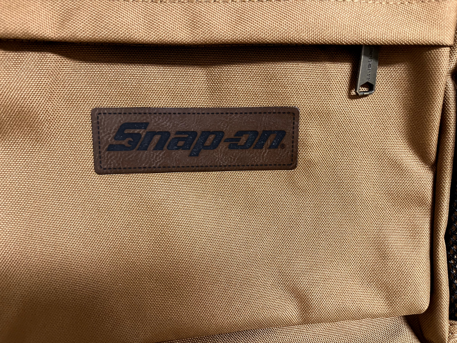 Carhartt – Snap-On Tools Brown Canvas Backpack, Unused Condition