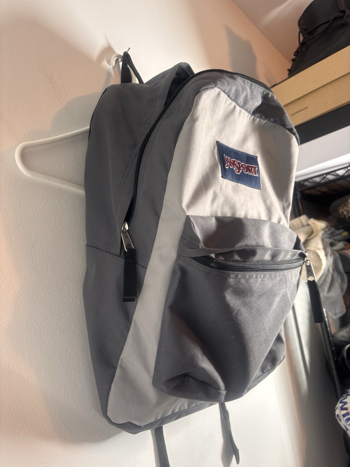 JanSport Cross Town Backpack Graphite Grey Light & Dark