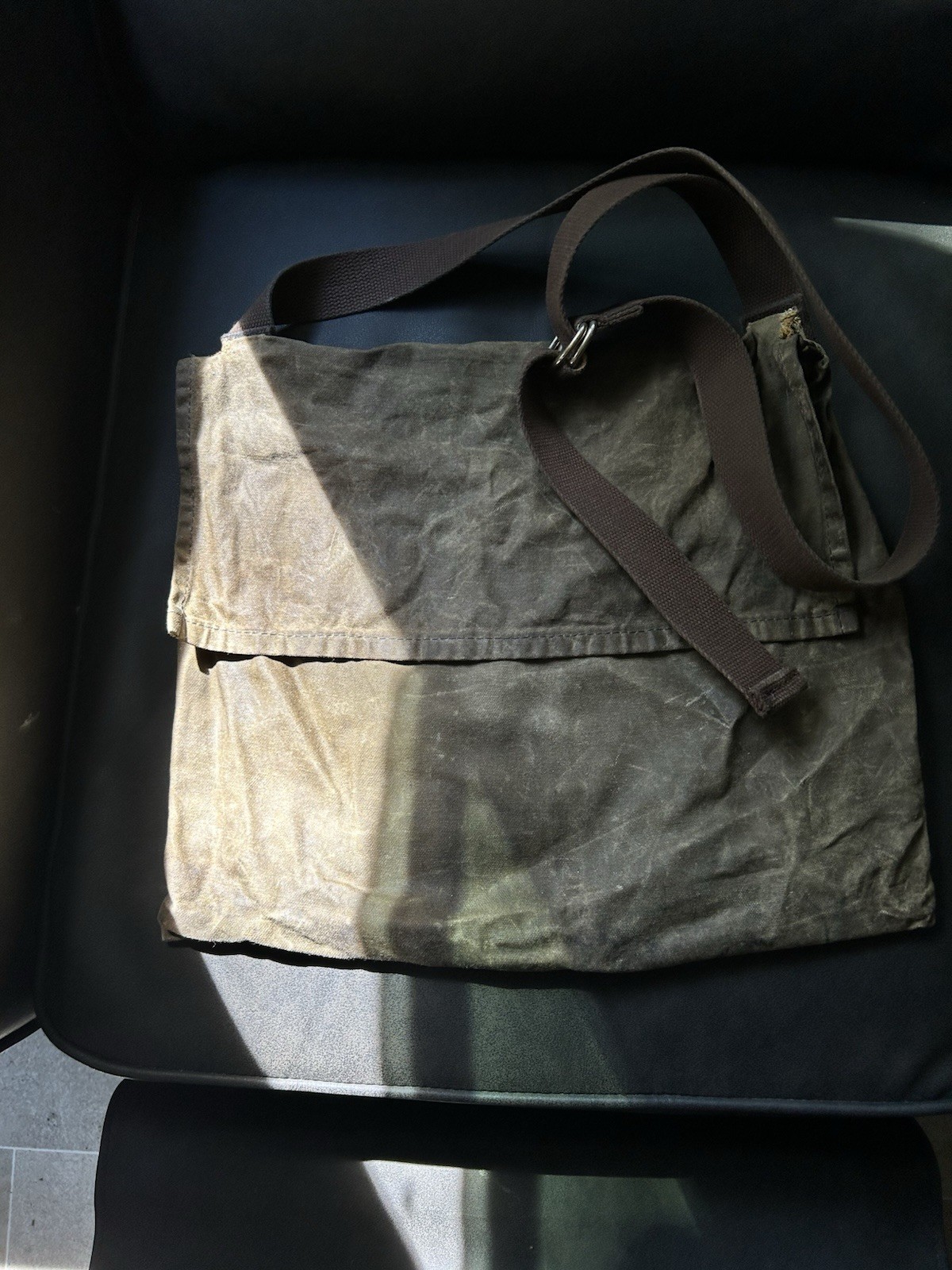 Vintage Filson Tin Cloth Field Bag Un Stamped