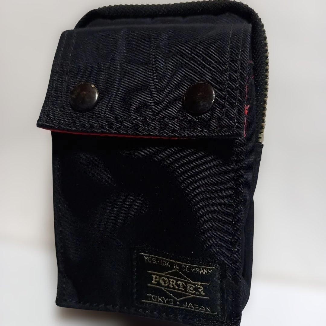 Porter Limited Edition Elfine Mobile Pouch Black Men Rare yoshida kaban Model Li