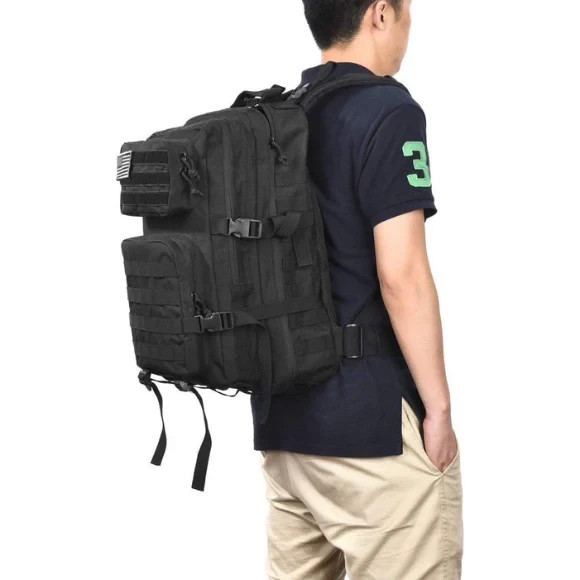 40-Liter Military Tactical Backpack for Hiking and 3-Day Assault Missions.