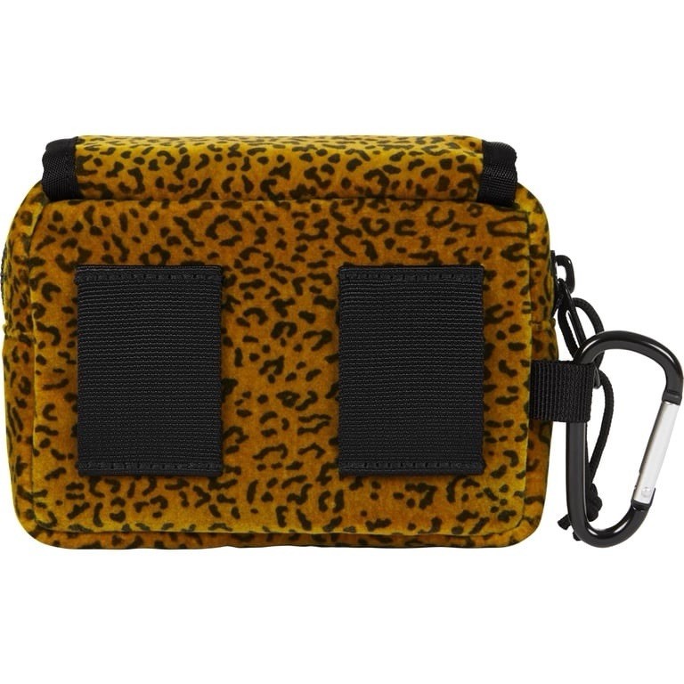 Supreme Velvet Mini Pouch Tan Leopard FW25 NEW SHIPS ASAP