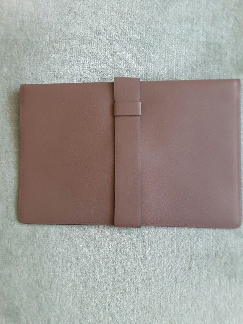 Ferrari Leather Document Holder Tablet Case Pouch Brown by Schedoni w/ Dust Bag