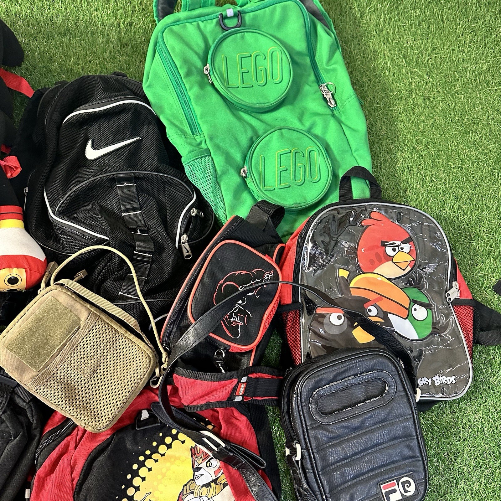 Y2K Reseller Bag 10x Lot 2000s Skater Gamer Backpack Bags Bundle Sonic Nintendo