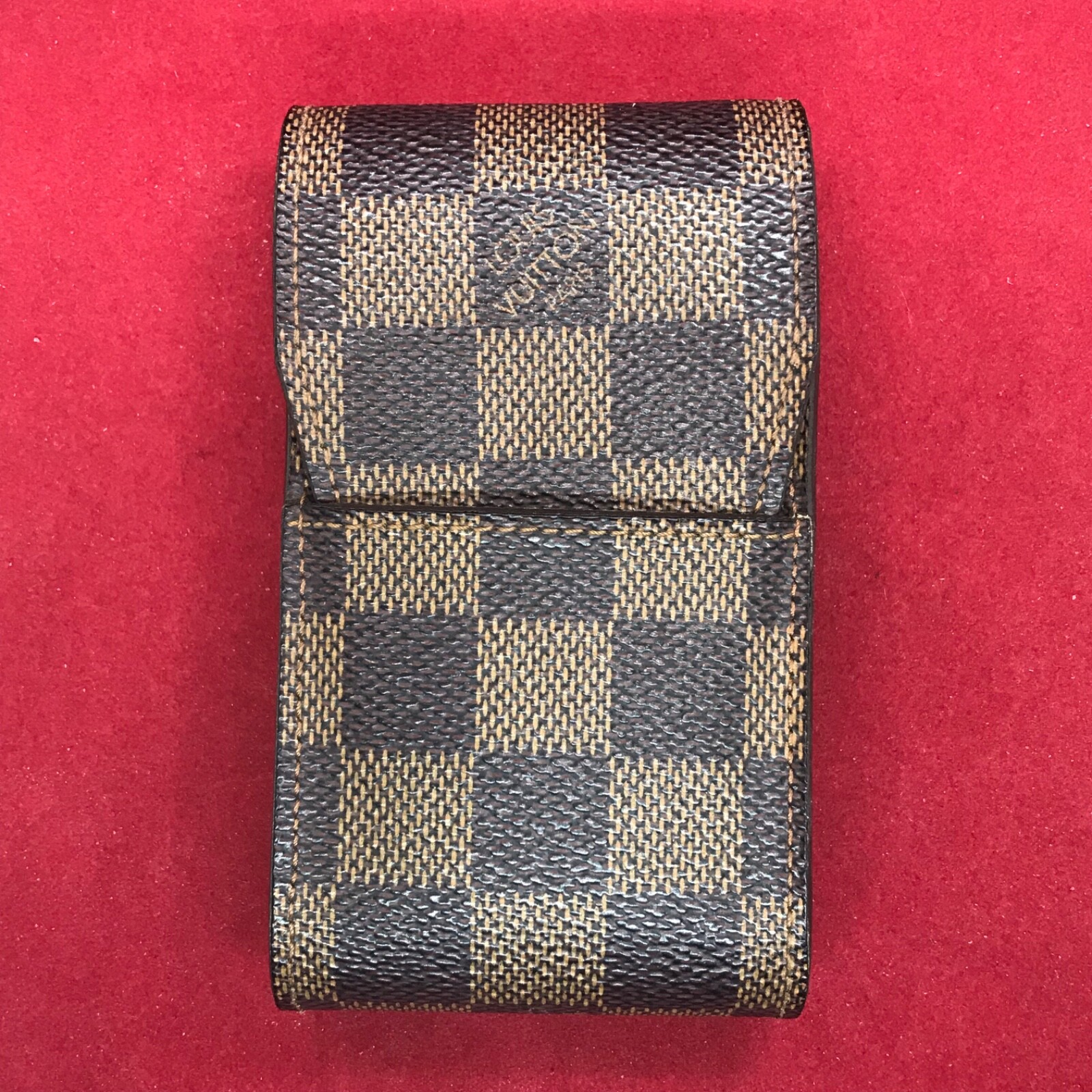 Authentic Louis Vuitton Damier Cigarette Case Brown