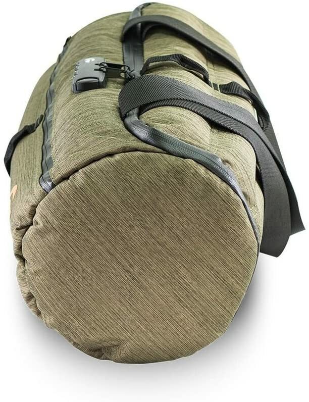 SKUNK Odor Smell Proof + Weatherproof Bag Carbon Lining-16″ DUFFLE TUBE – Gray