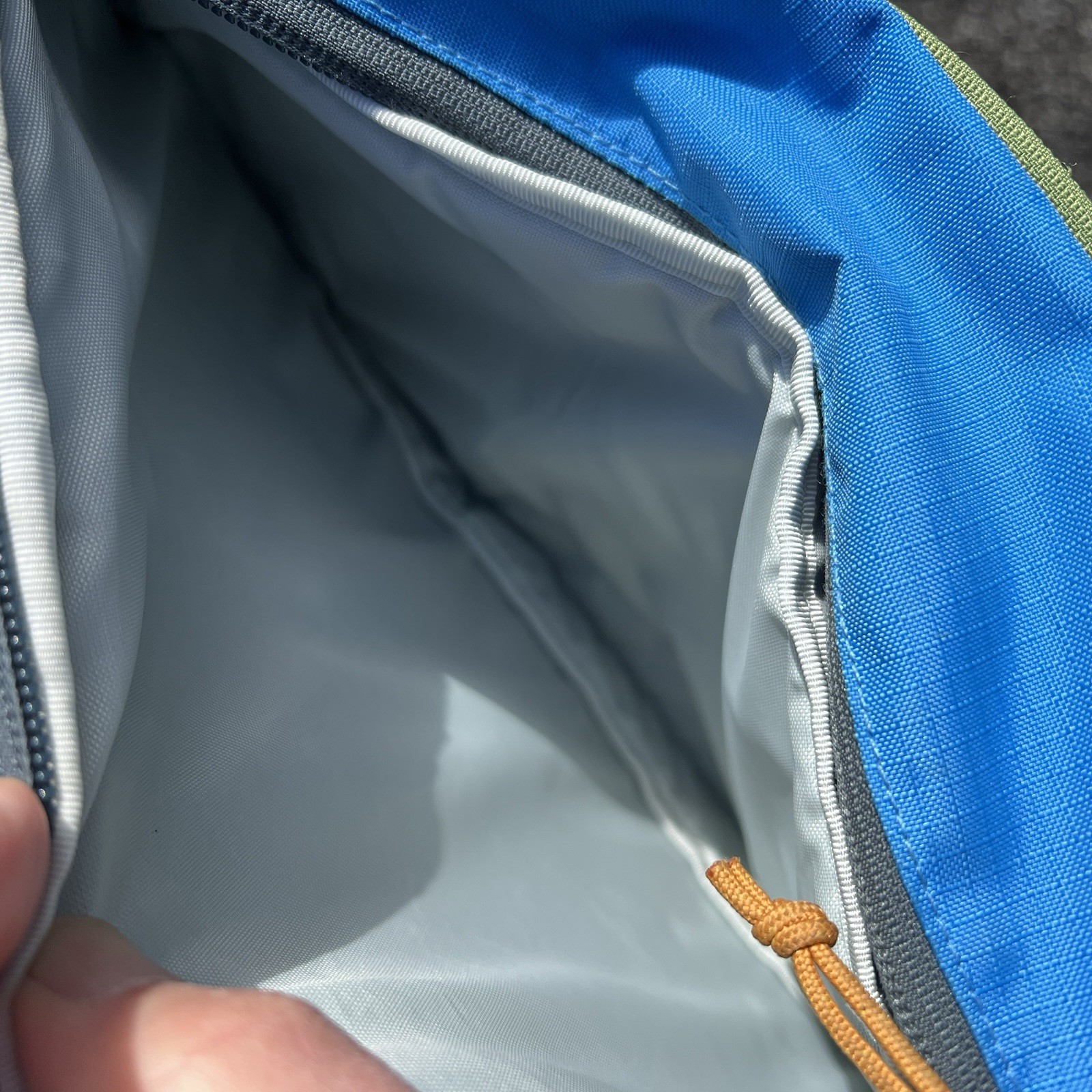 Patagonia Atom Sling 8L – Patchwork Vessel Blue – Lightweight Crossbody Pack Bag