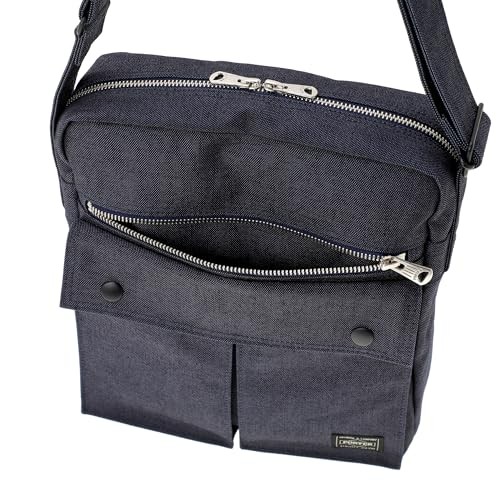 PORTER SMOKY Shoulder Bag 592-26368 Black CORDURA Duck Made in Japan New Y870197