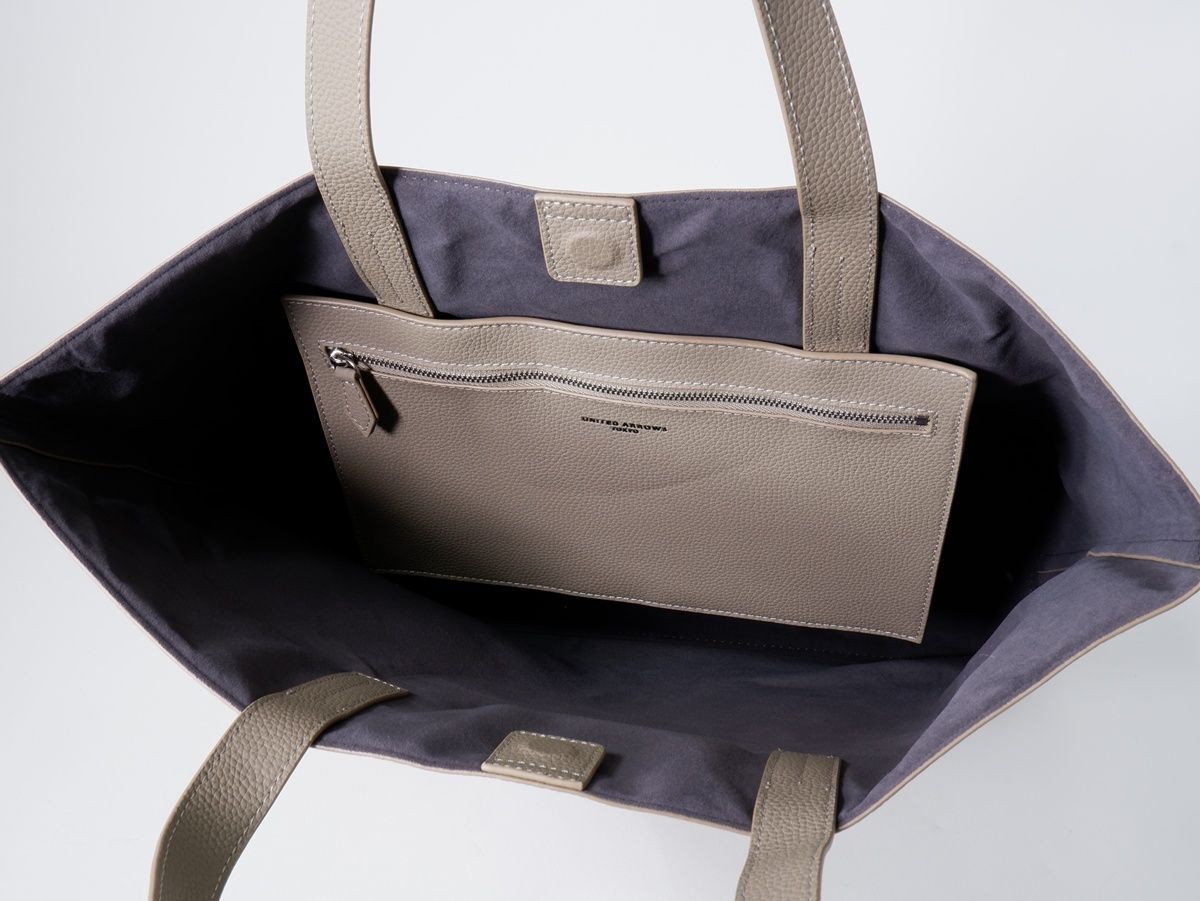 United Arrows 2025 Microfiber Tote Bag M Beige Pre-owned
