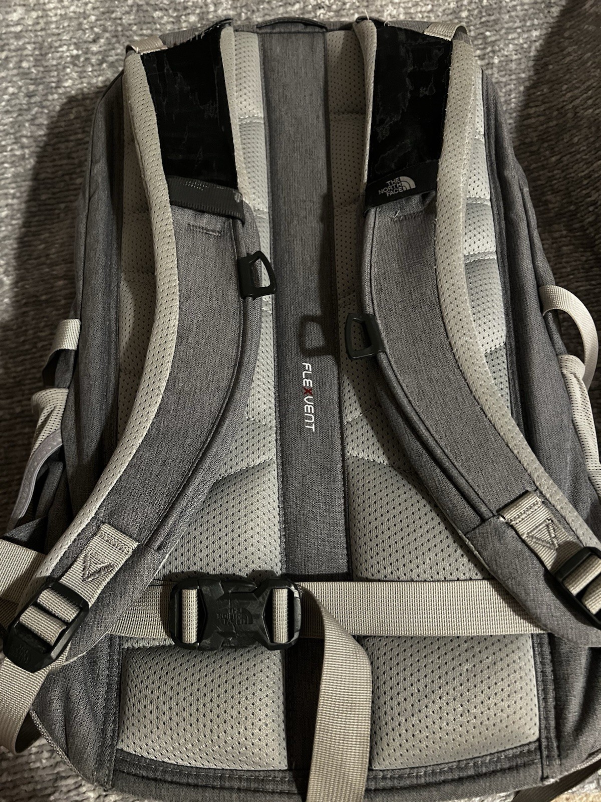 The North Face Borealis Backpack Gray Laptop School Travel Hiking Daypack
