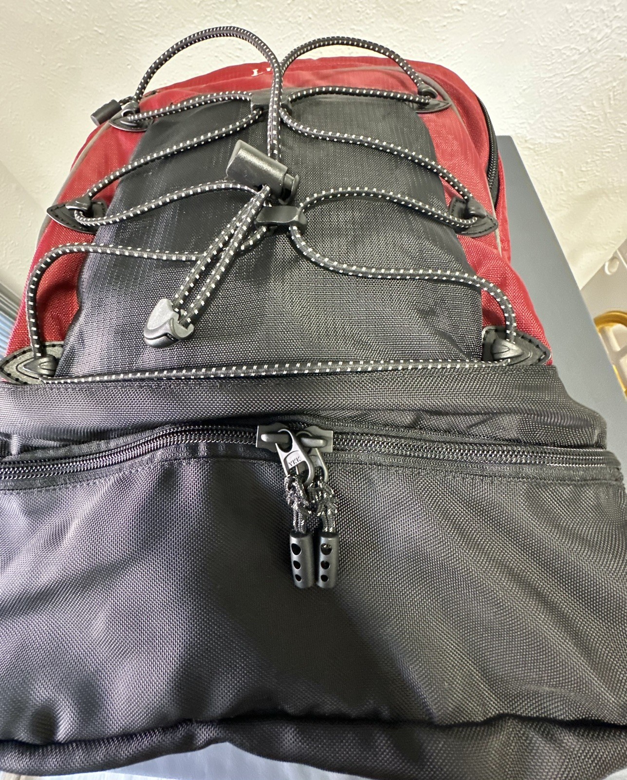 L.L. Bean Outdoors Hiking Backpack Black Red Unisex Classic Adventure Basic