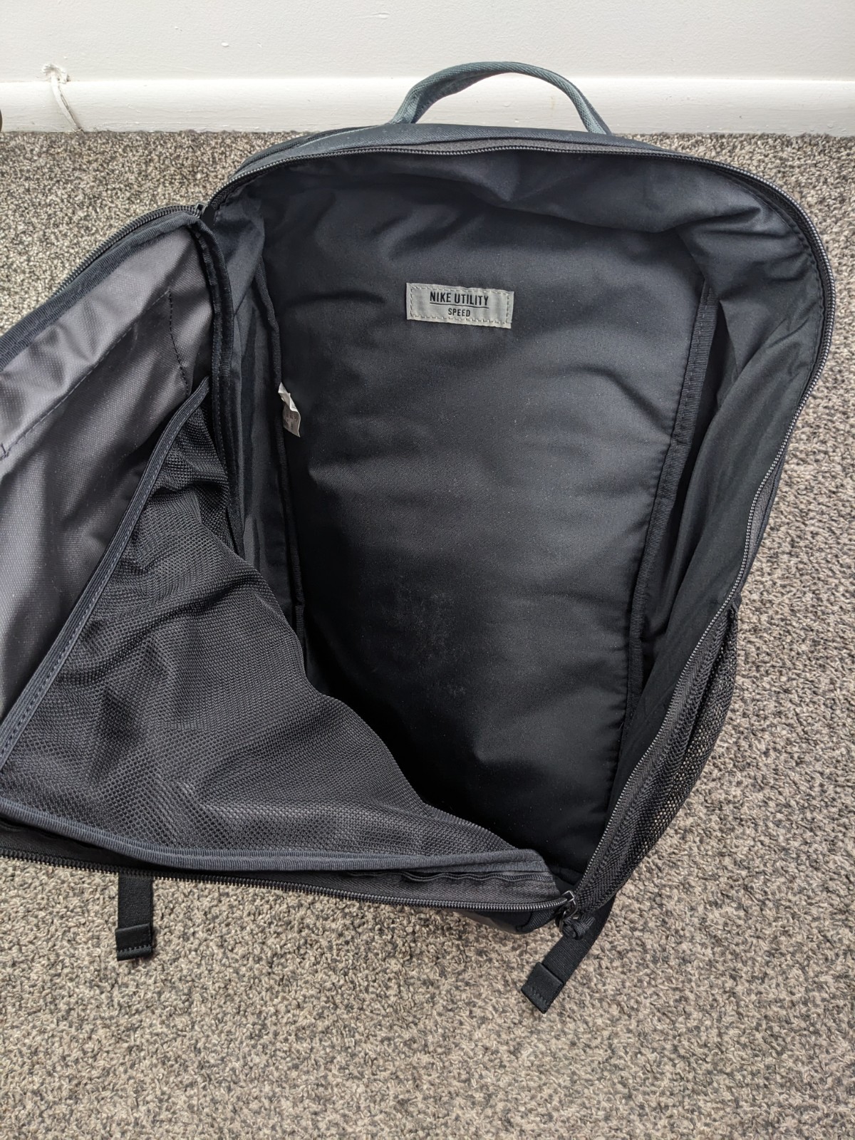 Nike x Starbucks Utility Speed Backpack Black CK2668-010 PE Air Bubble