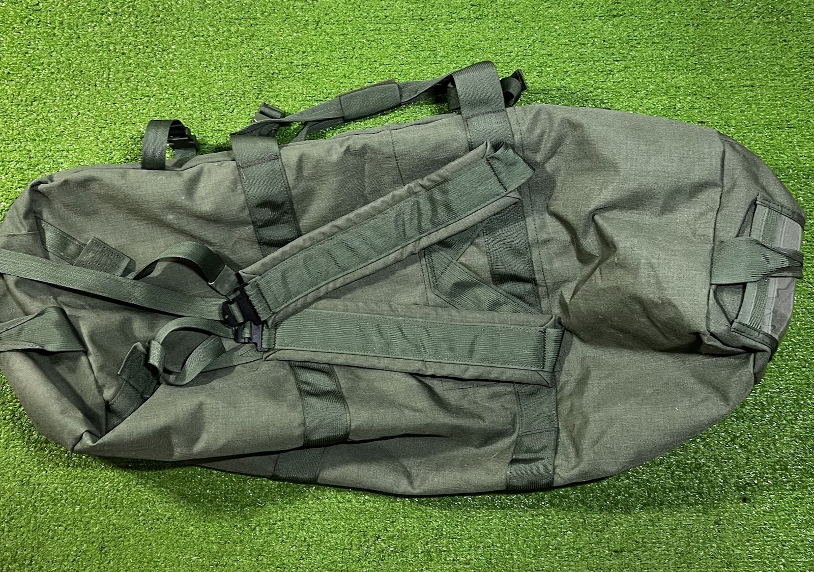 USGI Improved Duffle Bag Aurora Industries Olive Drab Green Backpack Sea Bag