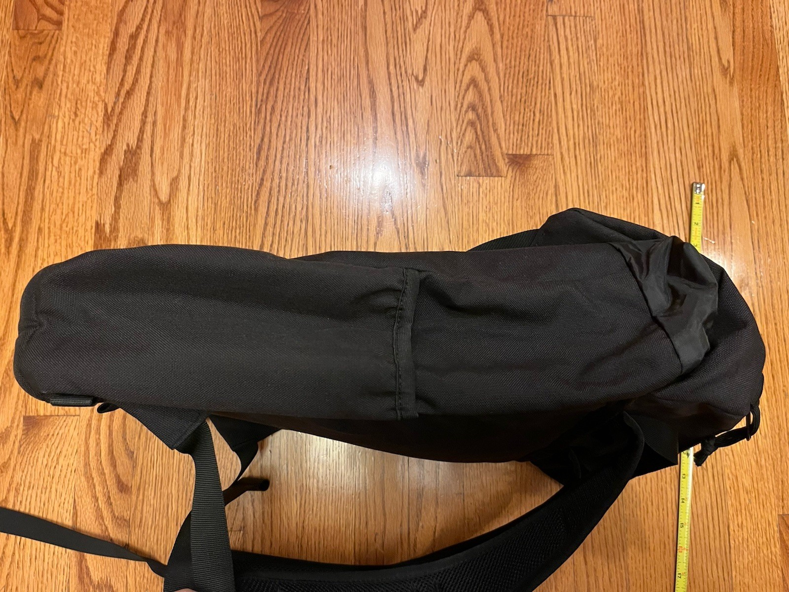 Topo Designs Y-Pack Laptop BACKPACK Black Google App Logo Flap Bag Tote Travel