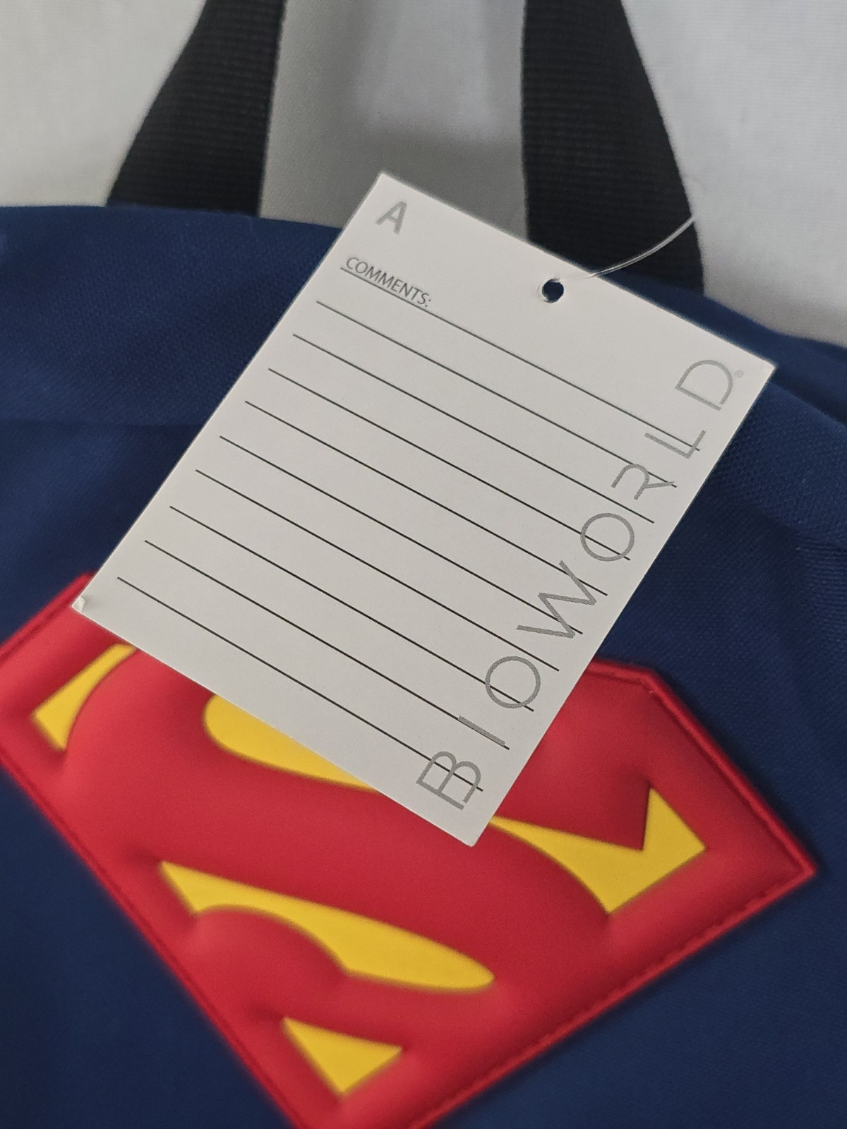 DC Comics Superman Logo Backpack NWT