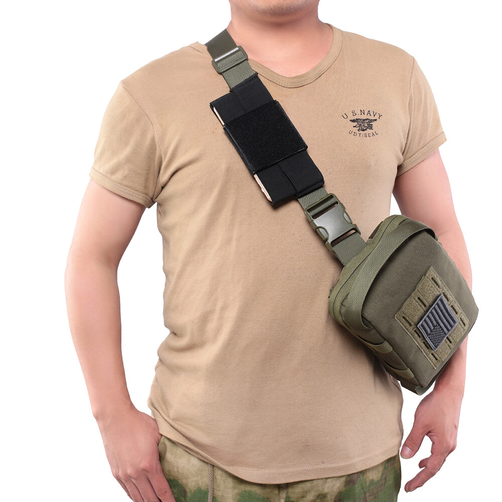 Phone Waist Pack Running Belt Bag Elastic Phone Pouch for Camping Hiking Cycling