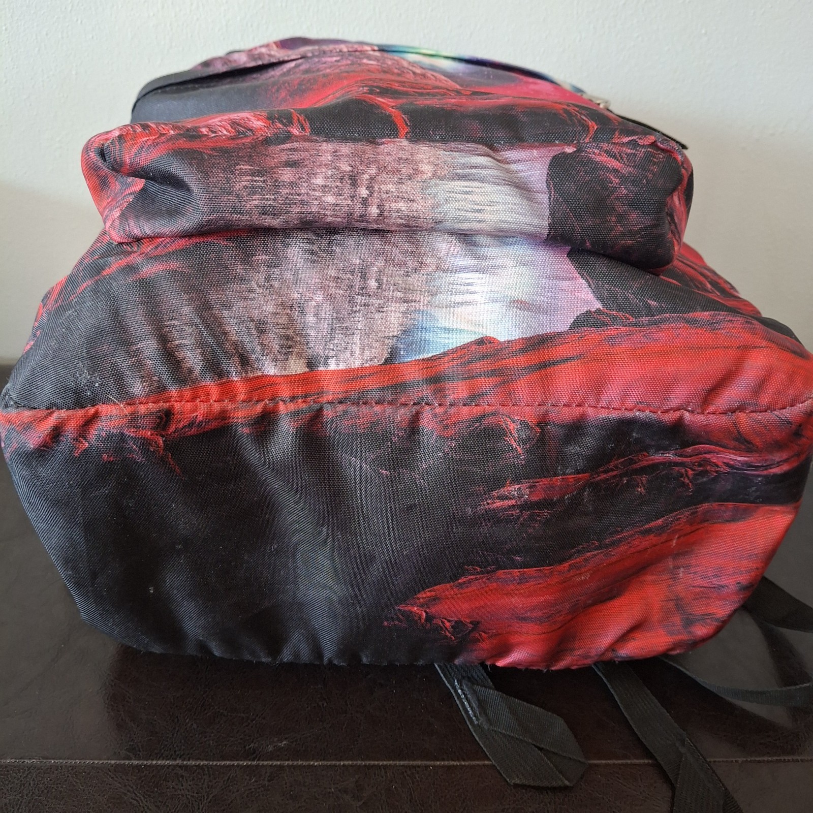 JANSPORT High Stakes Student Backpack – Galaxy Red Planet Stars Cosmos Space