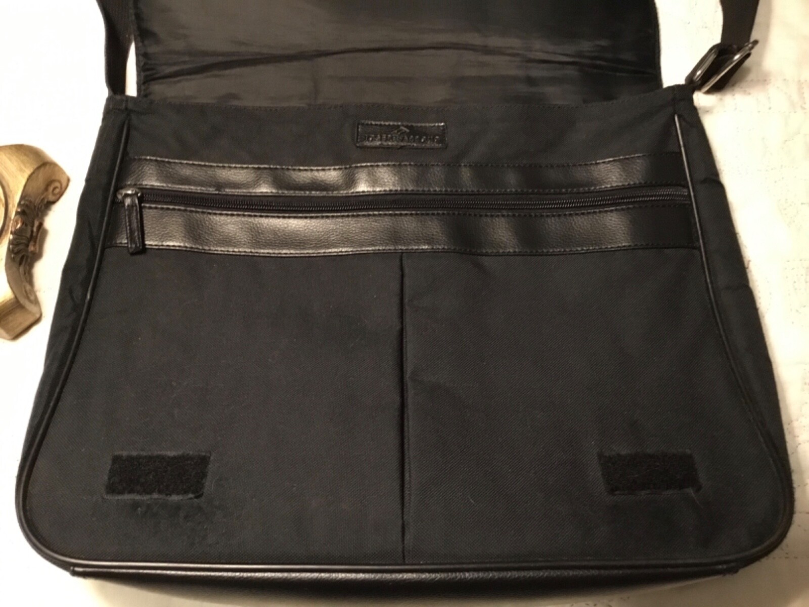 Joseph Abboud Black Messenger Bag