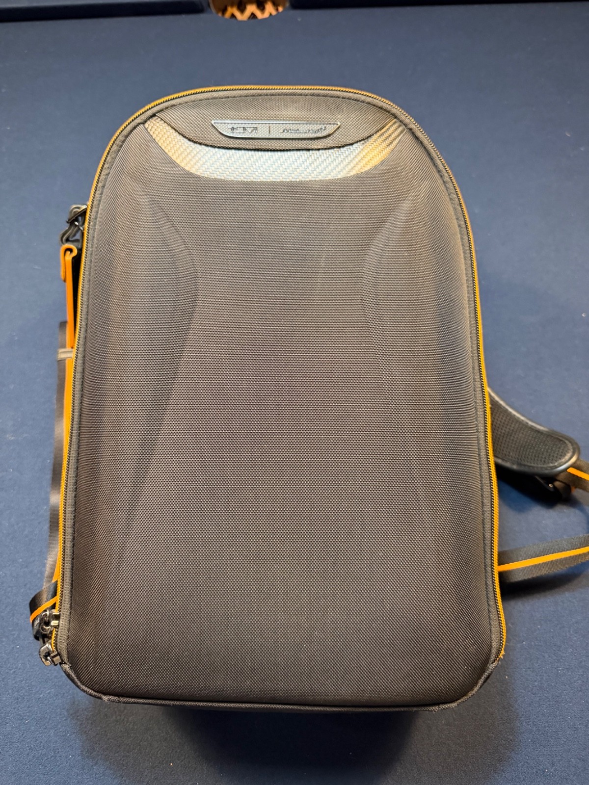 Tumi McLaren Velocity Backpack w/ Orange Pinning