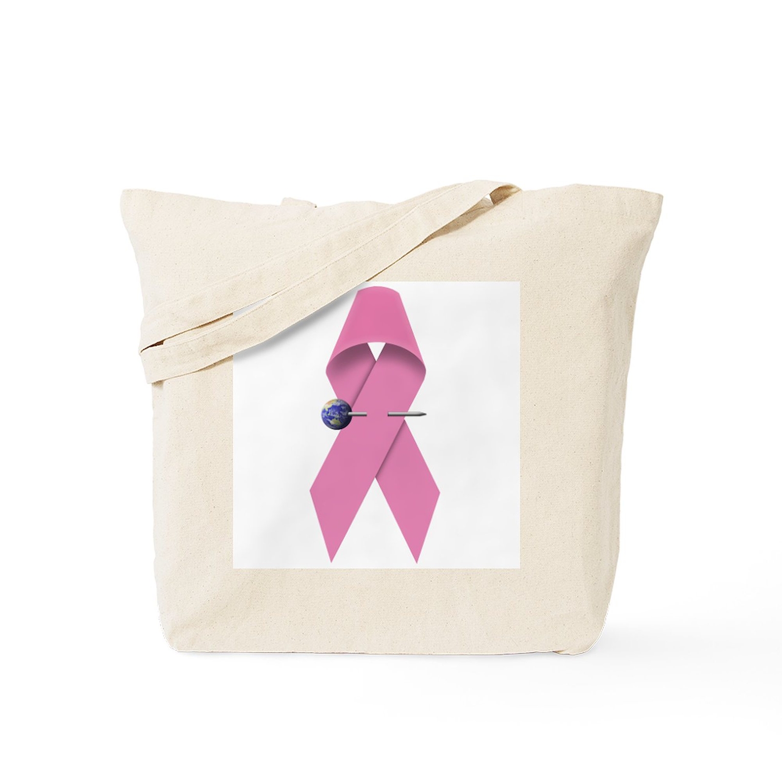 CafePress BREAST CANCER SURVIVOR / AWARENESS RIBBON Tote Bag (26283428)