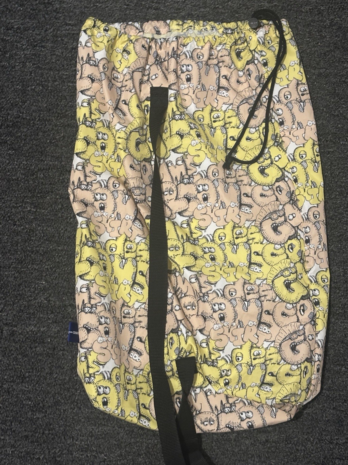 Comme des Garcons Shirt Kaws Drawstring Bag