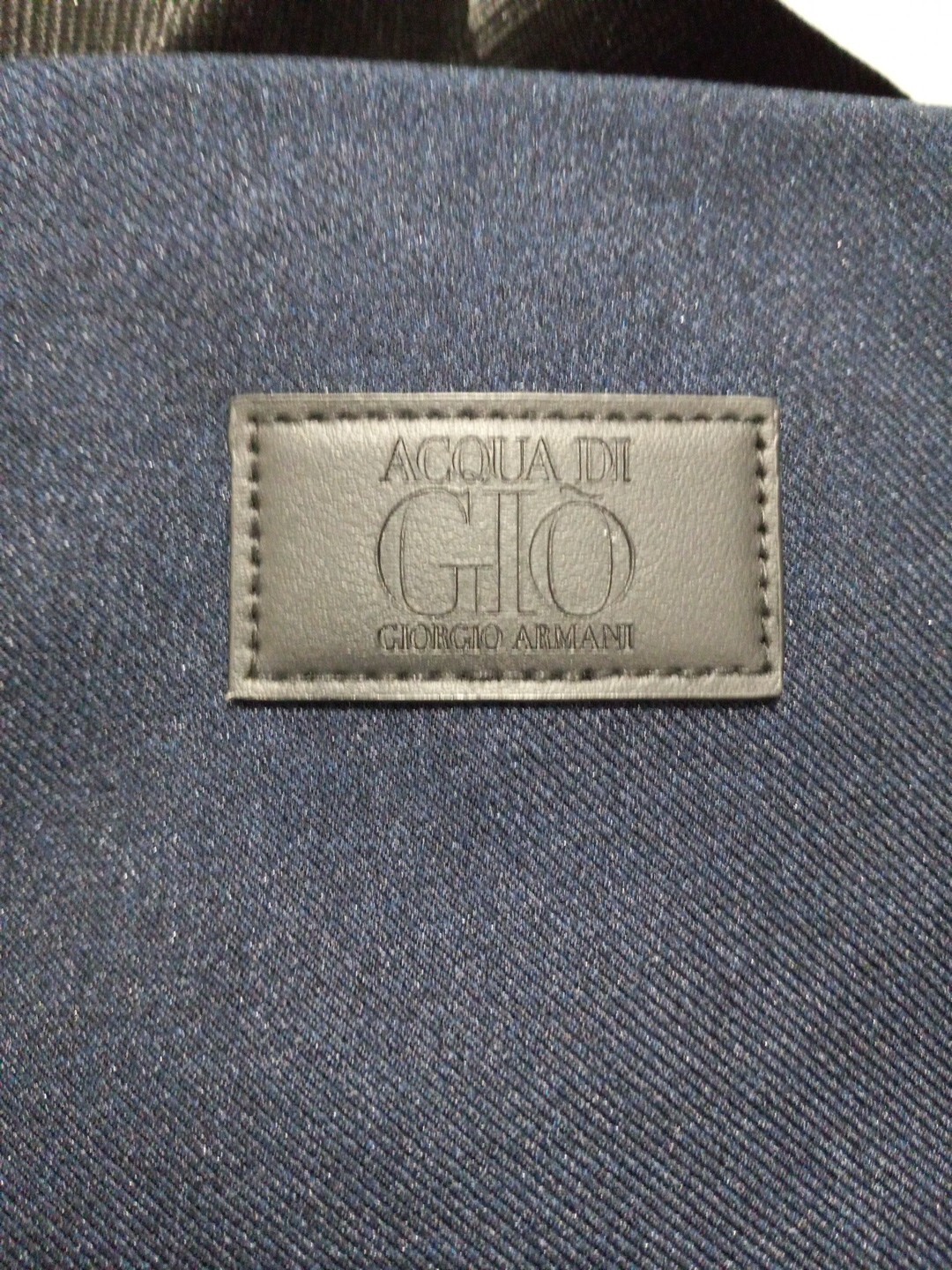 GIORGIO ARMANI ACQUA DI GIO MEN’S WEEKEND , TRAVEL BAG ,BUSINESS DARK BLUE NEW