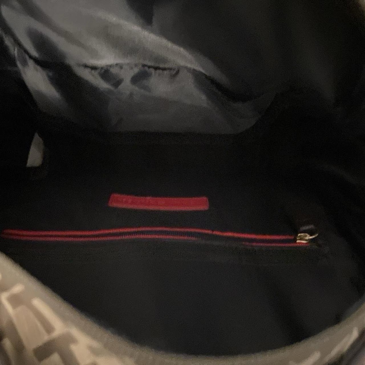 Tommy Hilfiger Men’s Logo Backpack Brown/Black Zip, Adjustable Strap Pockets