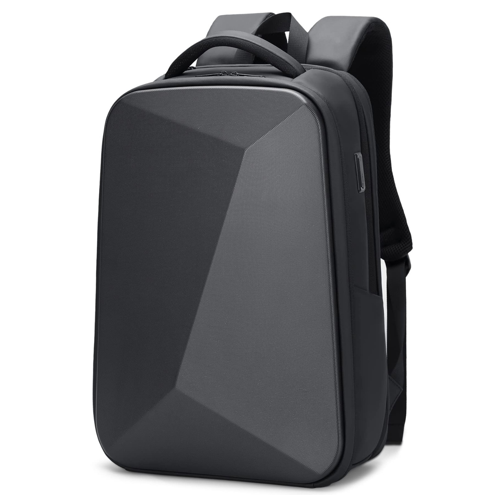 Anti-Theft Laptop Backpack, Expandable Water-Resistant Hardshell, USB Port, 15.6