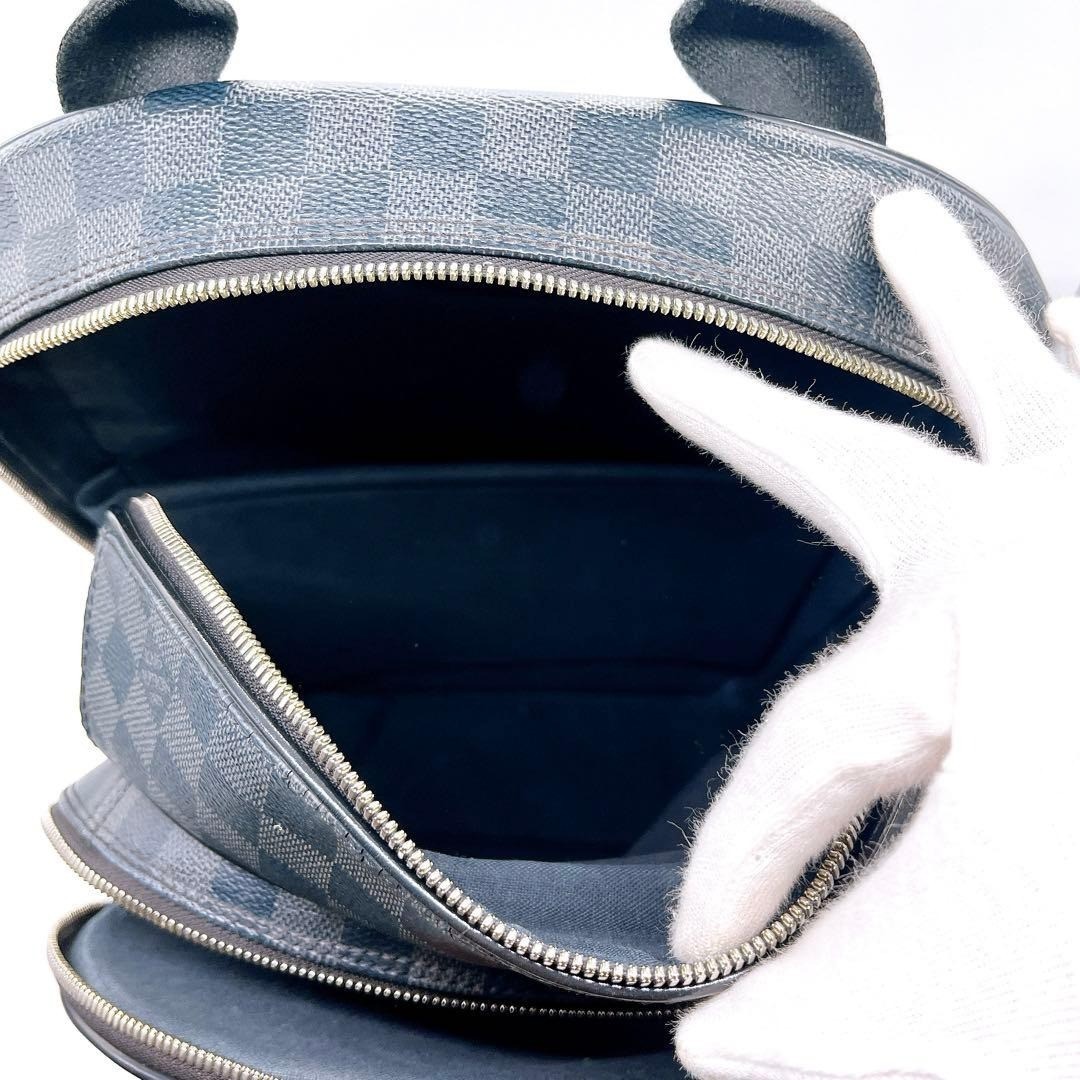 Louis Vuitton Damier Graphite Michael Backpack N58024 Gray Black Auth