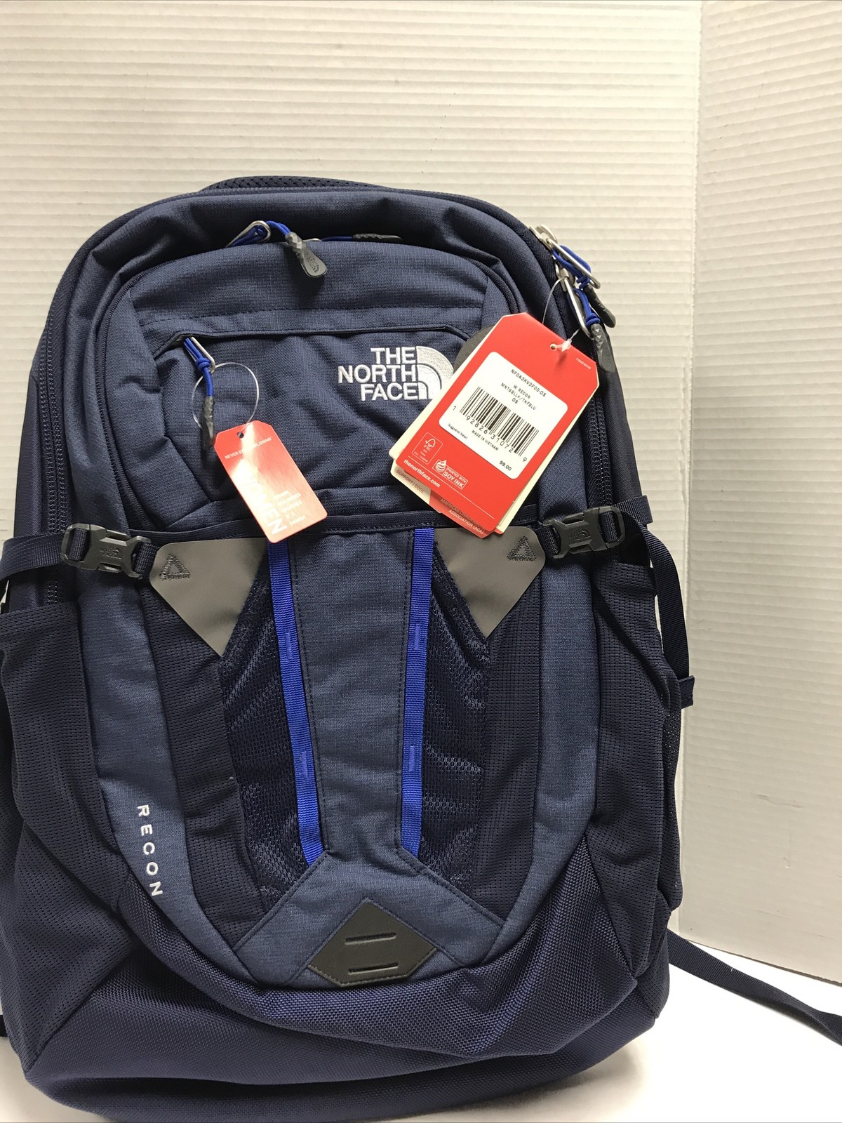 NEW THE NORTH FACE Woman Recon Backpack, Blue , NWT