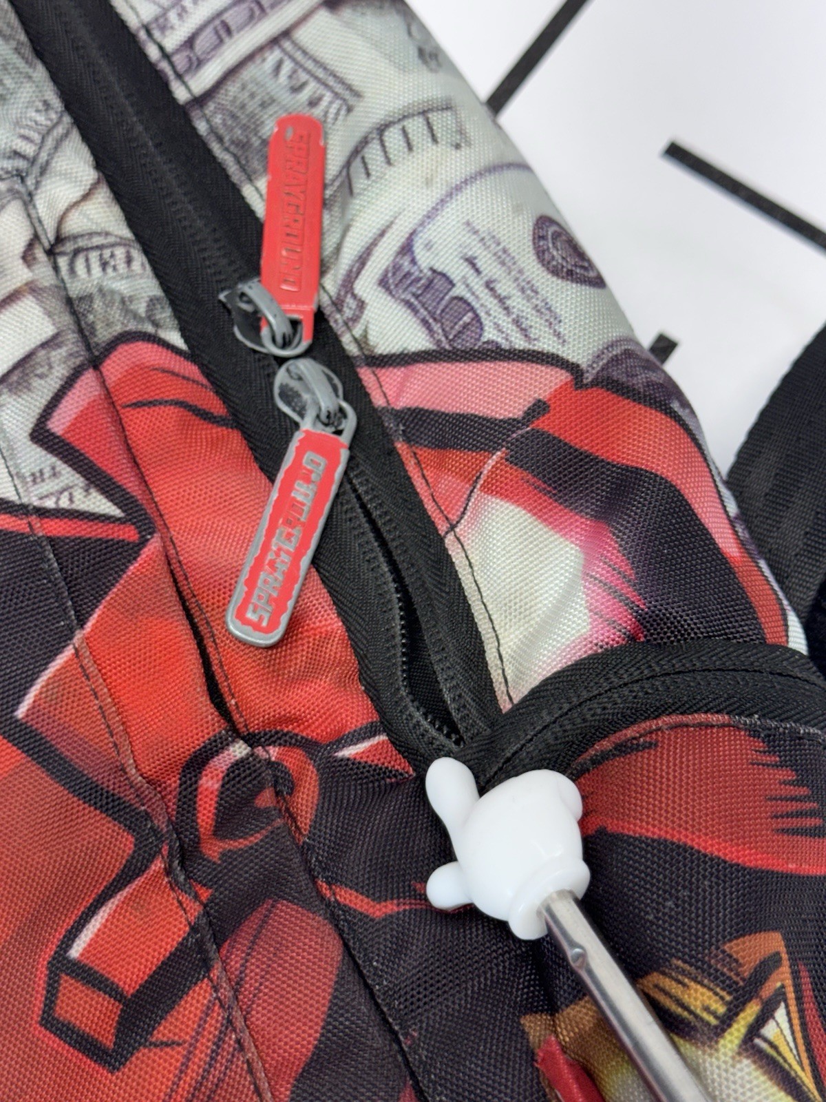 Rare 2015 SPRAYGROUND Iron Man Raining Money Marvel Backpack